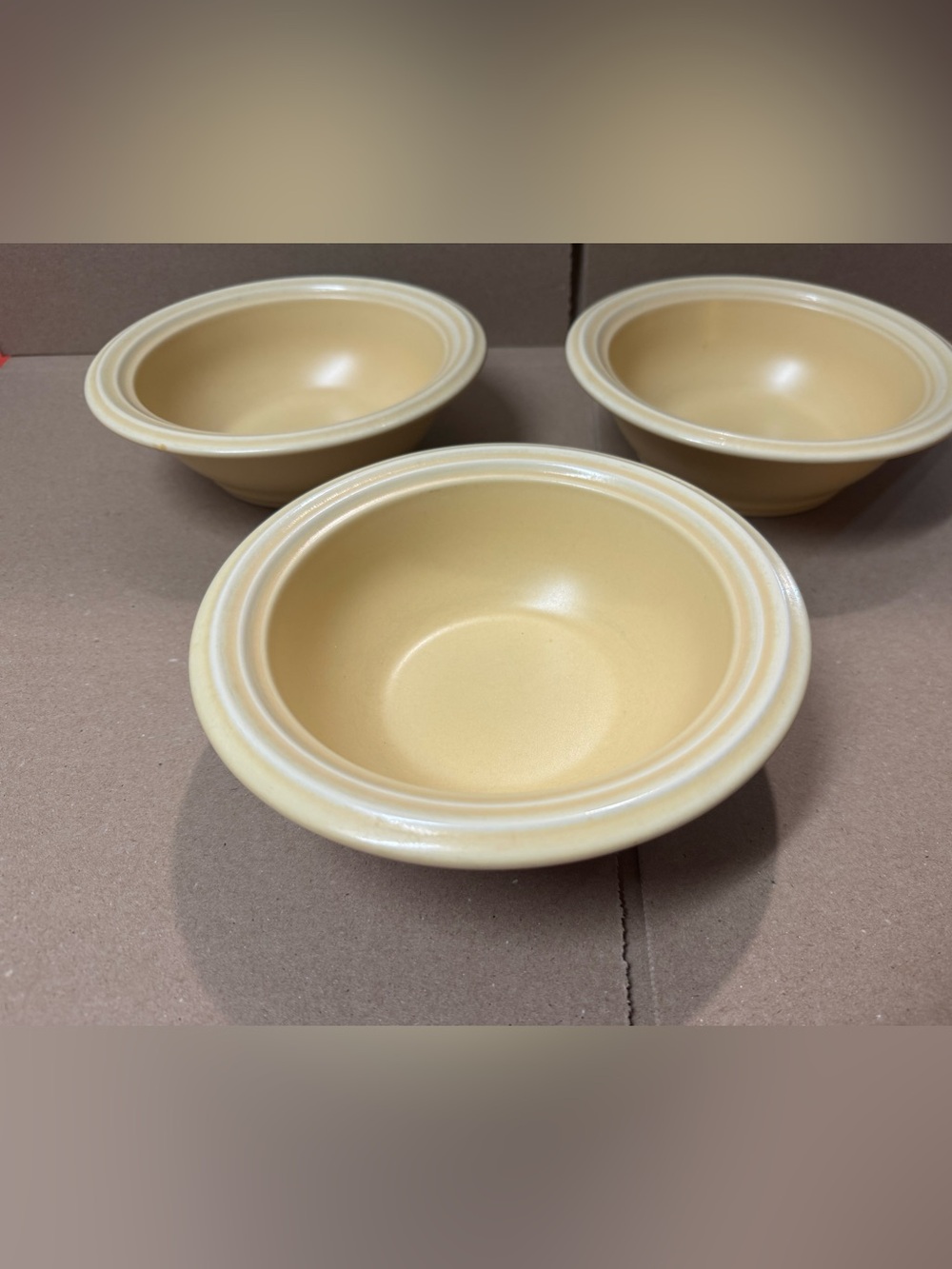 Pfaltzgraff Terrace Buttercream (Yellow) Super Soup/Cereal Bowl 7.5" Set Of 3